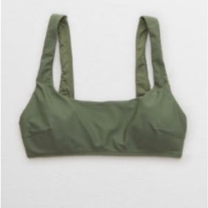 Aerie Wide Strap Scoop Bikini Top